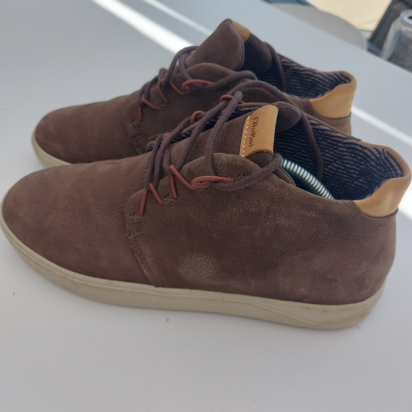 Olukai Nānā Hele Brown Leather Size 10.5 - Picture 2 of 7